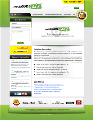 Web Design by LORIKEET CG for this project | Design: #832494