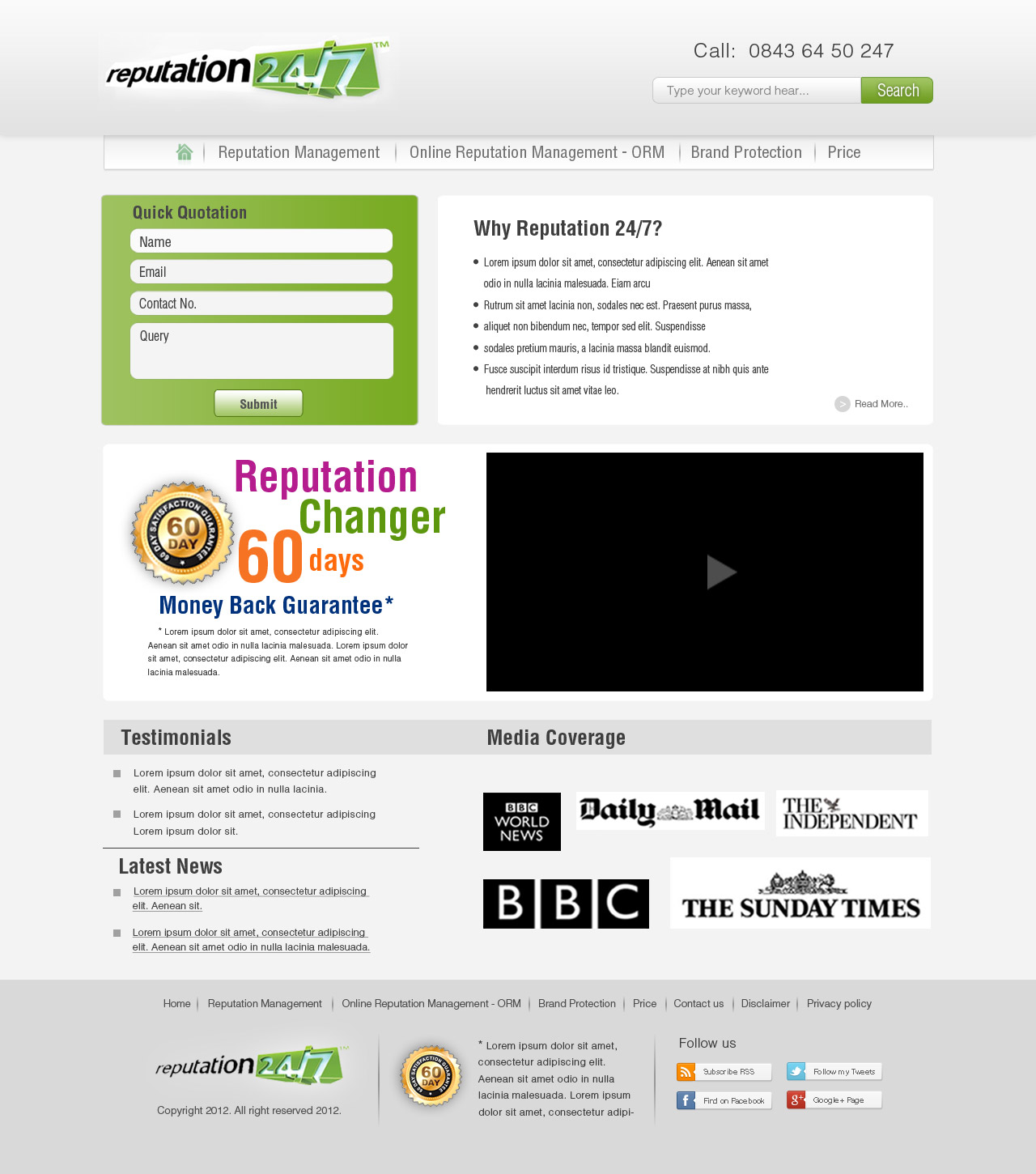 Web Design by LORIKEET CG for this project | Design #892524