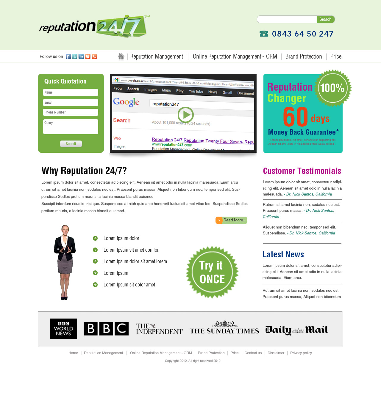 Web Design by LORIKEET CG for this project | Design #941665