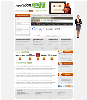 Web Design by Lawrence Conde for this project | Design: #833048