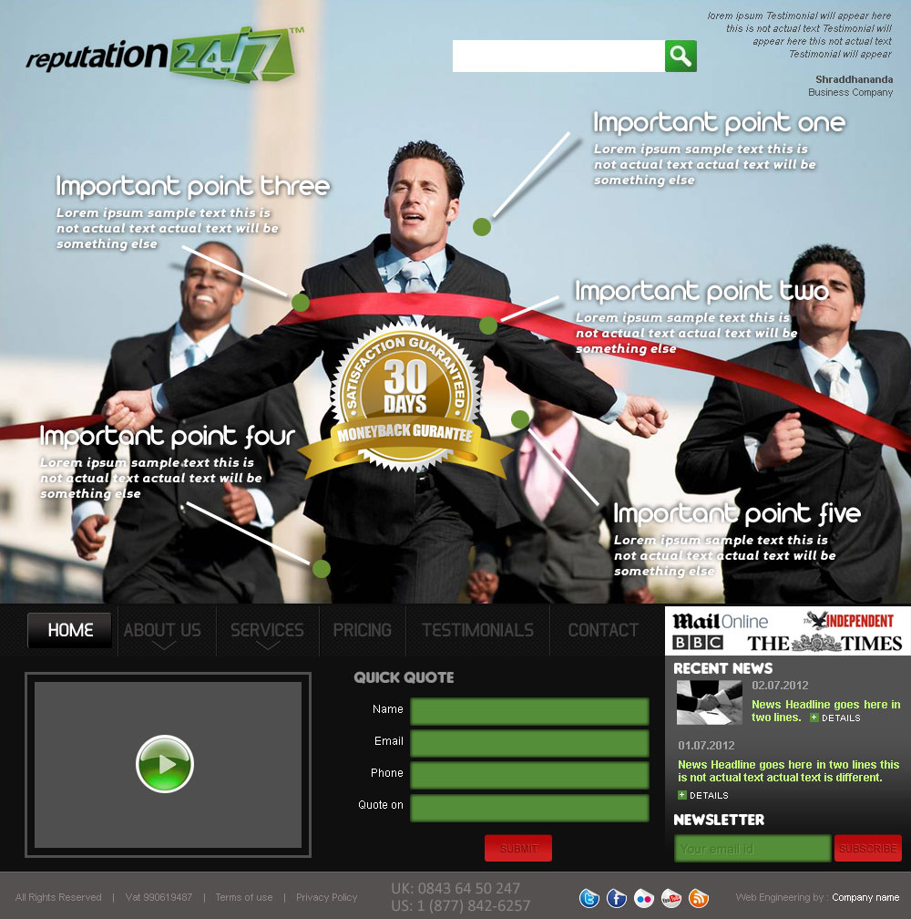 Web-Design von webwinner für dieses Projekt | Design #874276