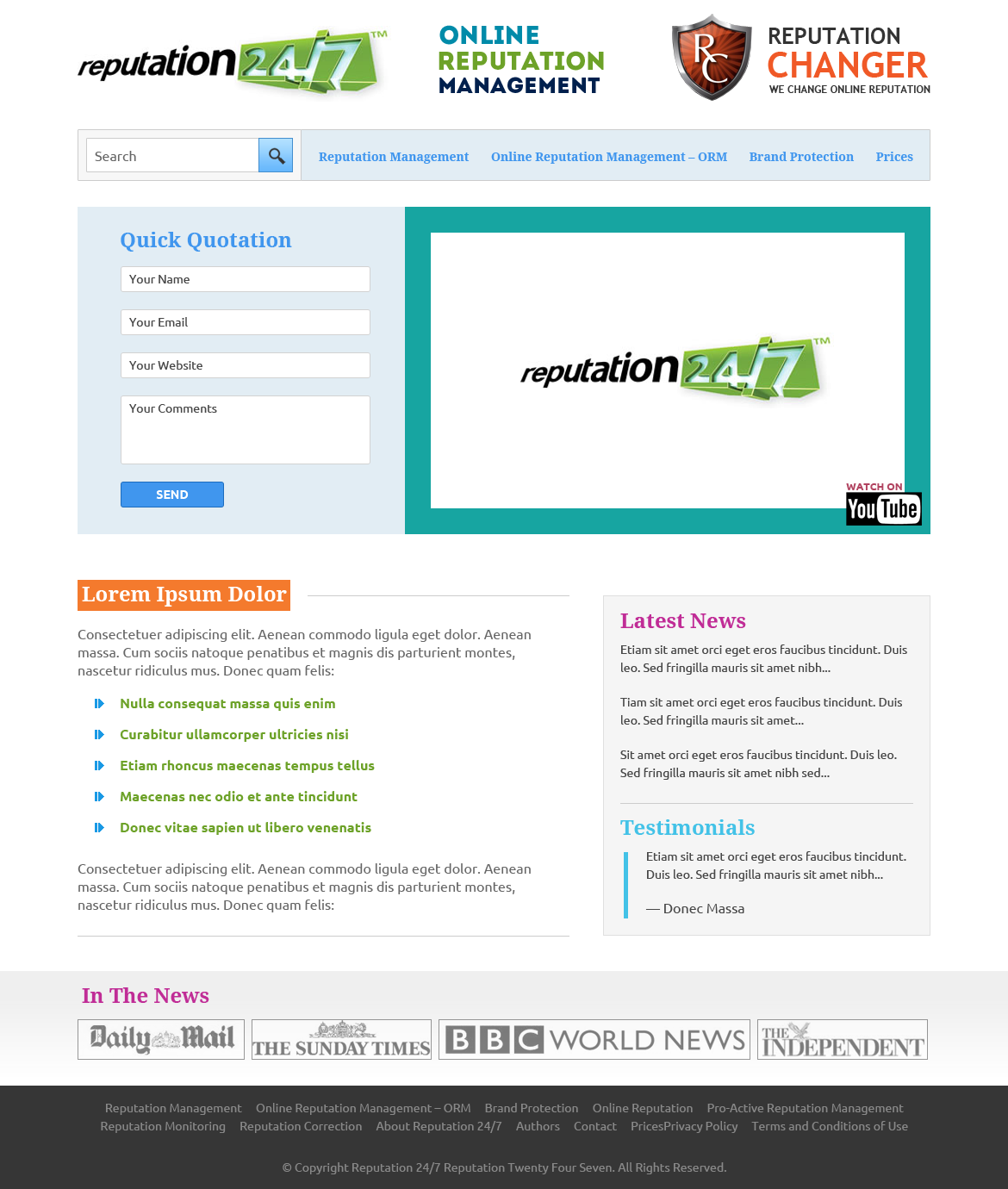 Web Design by raajendr for this project | Design #830489