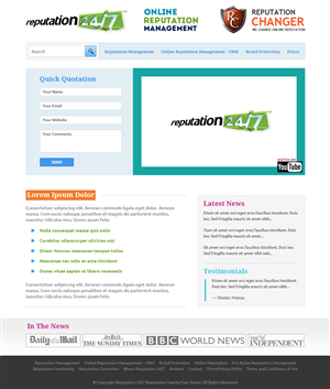 Web Design by raajendr for this project | Design: #830489