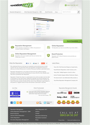 Web Design by TranceArena for this project | Design: #790352