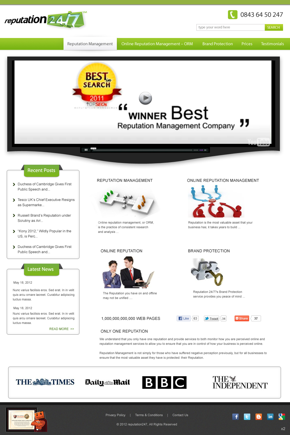 Web Design by pb for this project | Design #788053