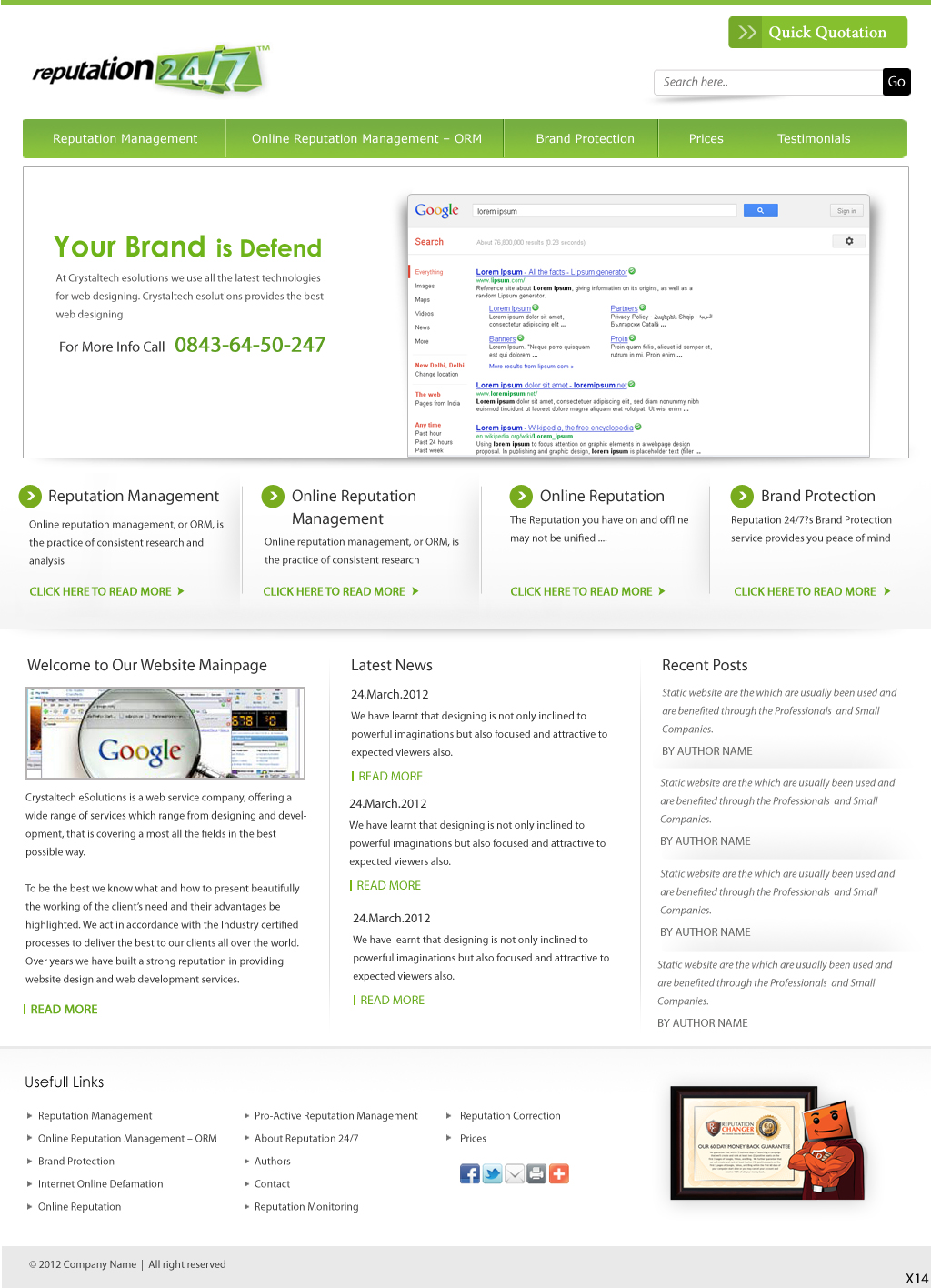 Web Design by pb for this project | Design #788055