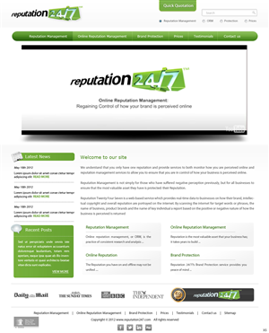 Web Design by pb for this project | Design: #788056