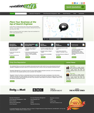 Web Design by OM for this project | Design: #798167