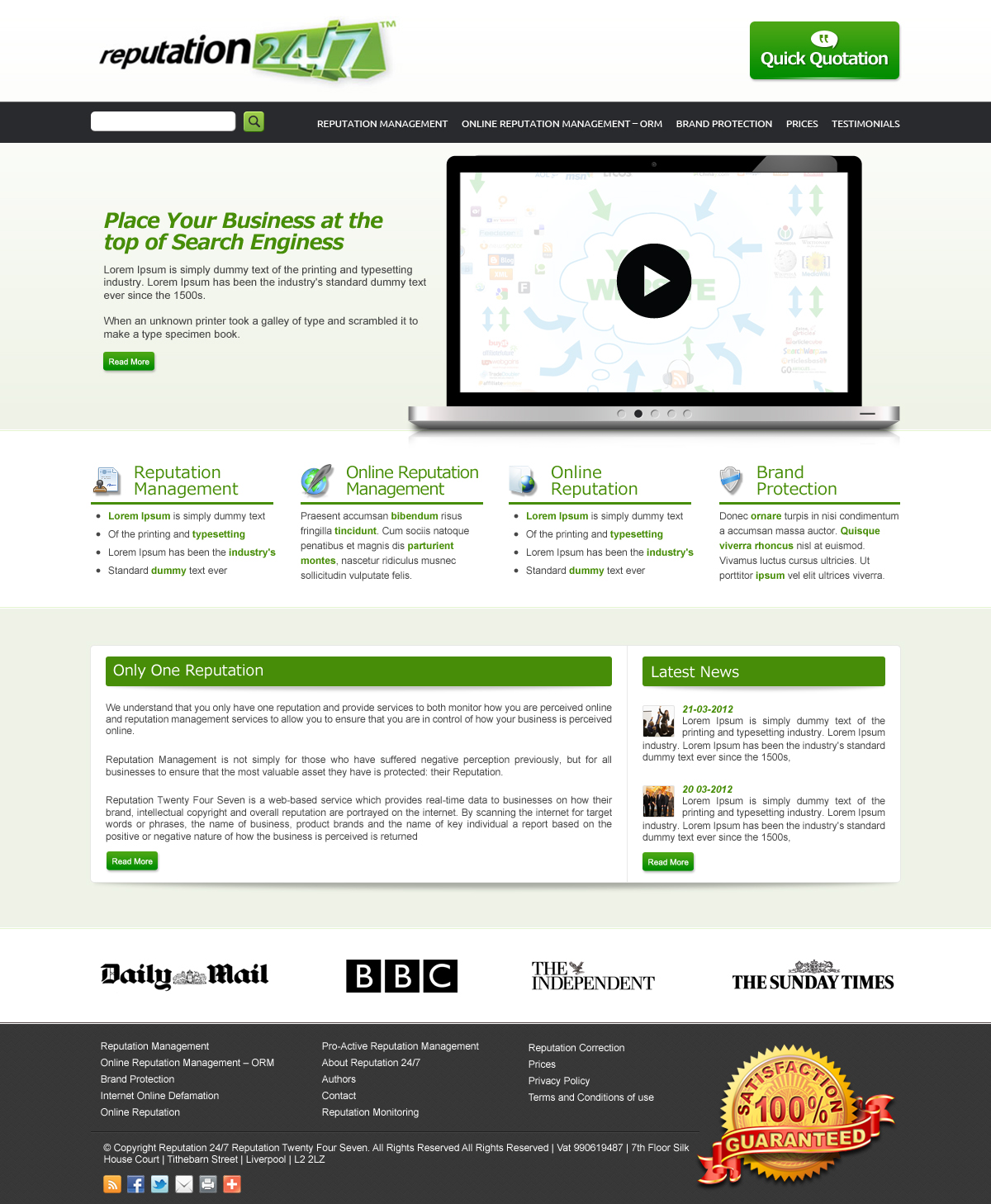 Web Design by OM for this project | Design #798170