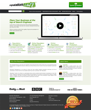 Web Design by OM for this project | Design: #798170