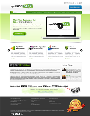 Web Design by OM for this project | Design: #801848