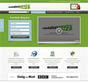 Web Design by His-P Design Studio for this project | Design: #825411