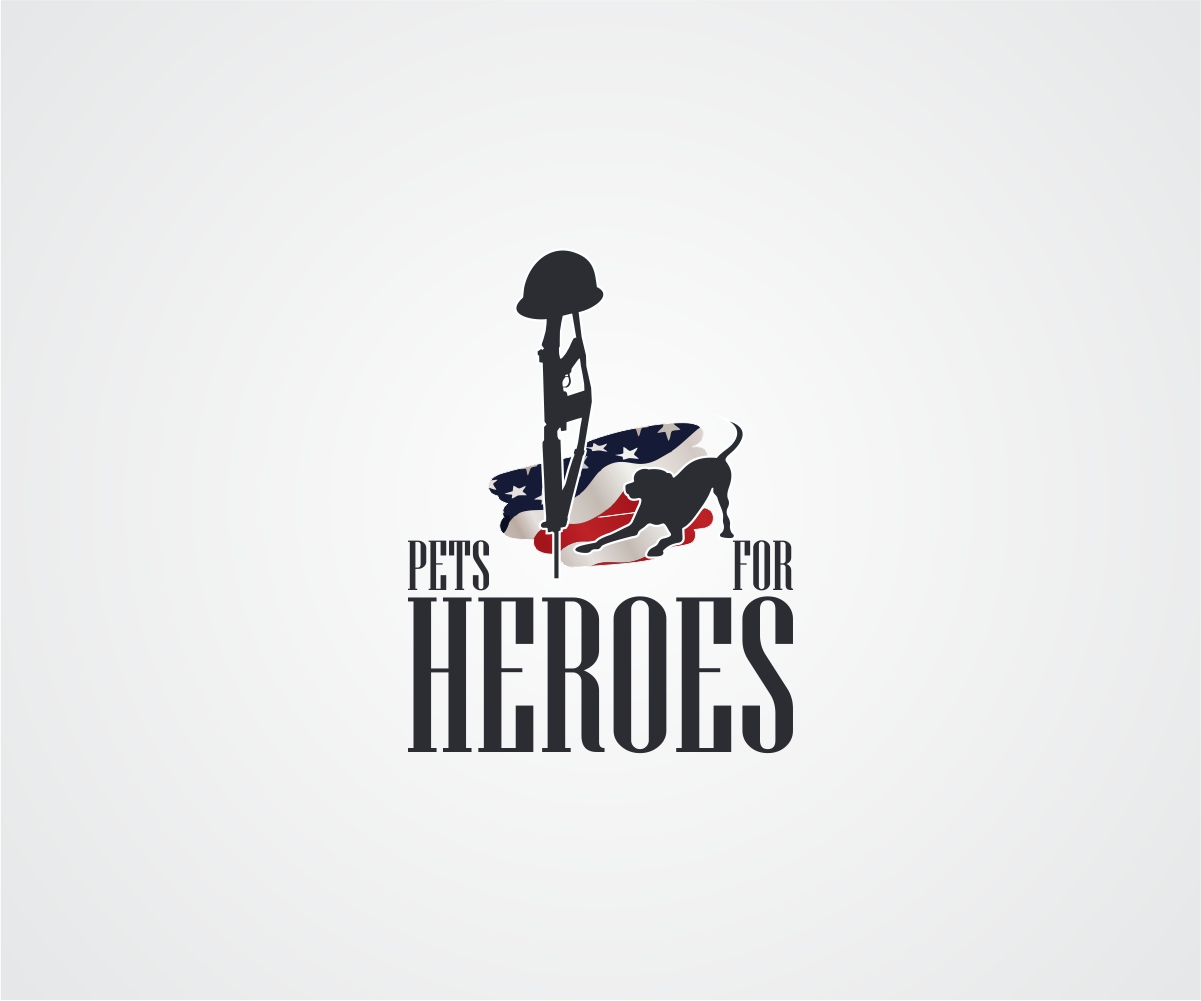 Logo Design by J Mahesh for Pets For Heroes | Design #3221477