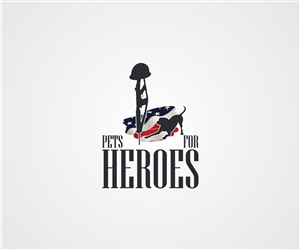Logo Design by J Mahesh for Pets For Heroes | Design: #3221477