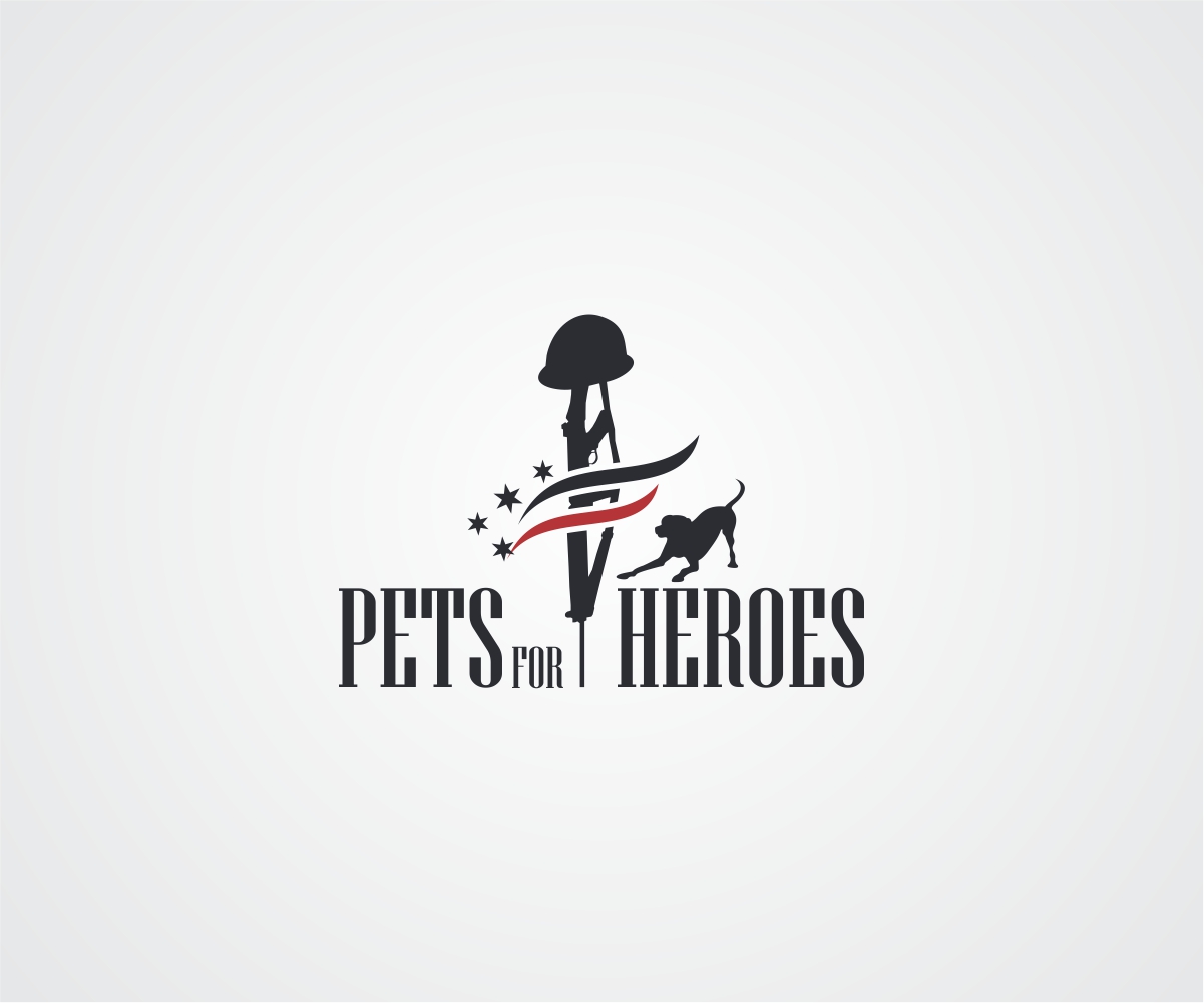 Logo Design by J Mahesh for Pets For Heroes | Design #3221480