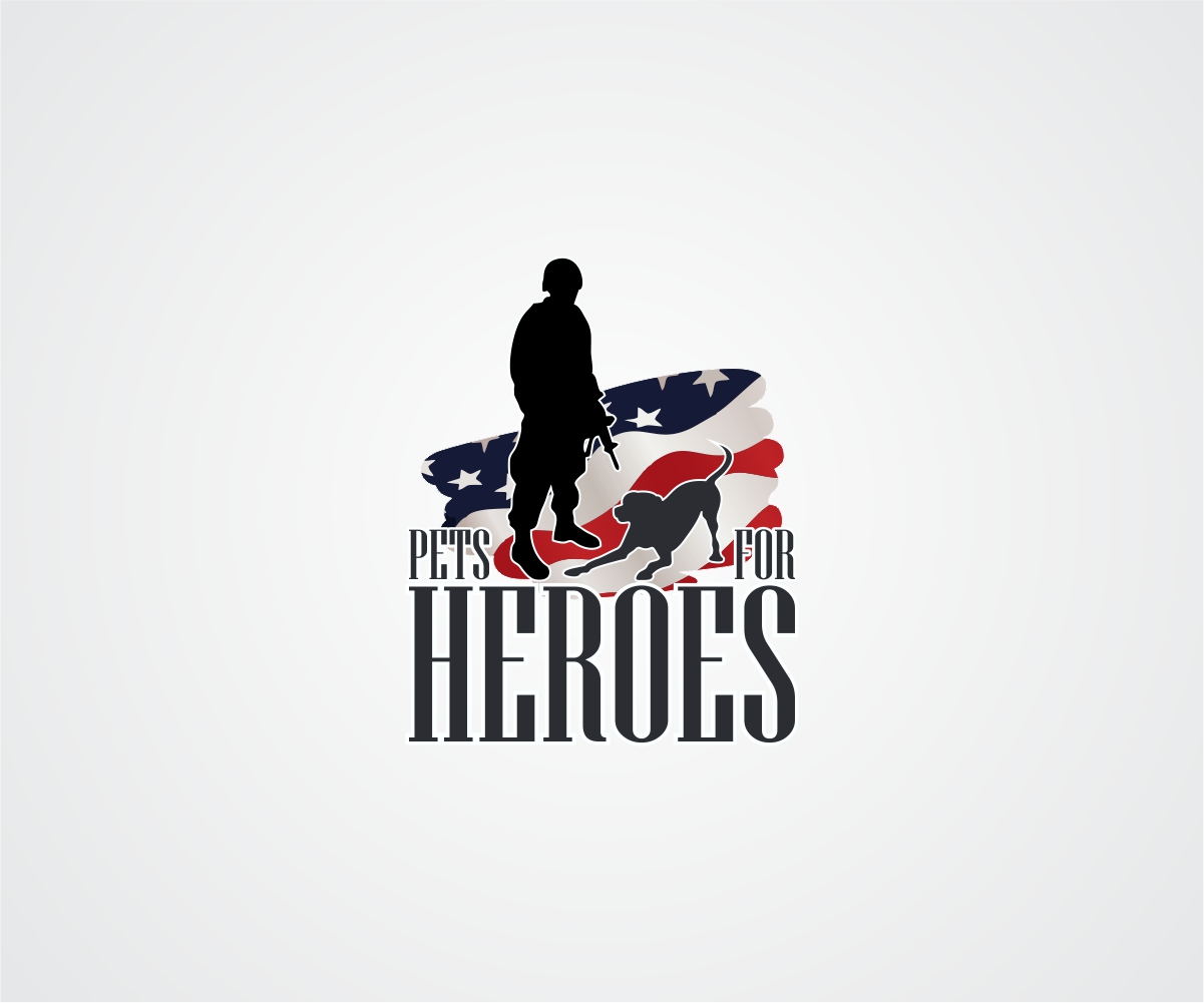 Logo Design by J Mahesh for Pets For Heroes | Design #3226297