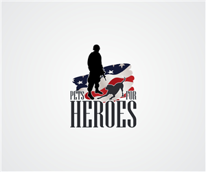 Logo Design by J Mahesh for Pets For Heroes | Design: #3226297