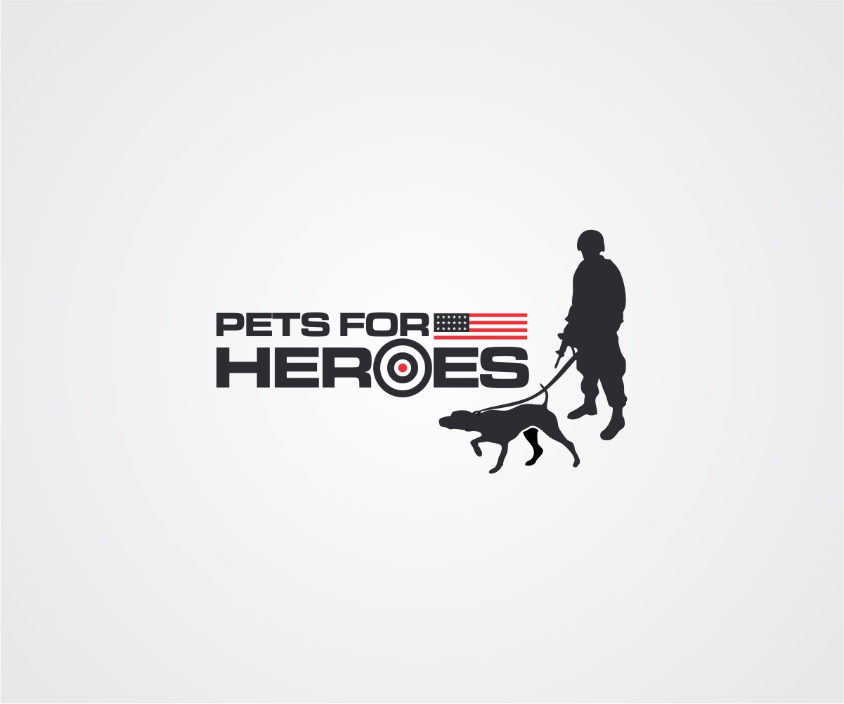 Logo Design by J Mahesh for Pets For Heroes | Design #3226299