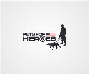 Logo Design by J Mahesh for Pets For Heroes | Design: #3226299