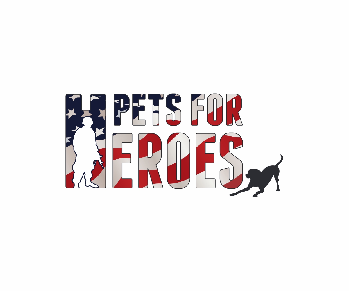 Logo Design by J Mahesh for Pets For Heroes | Design #3226326