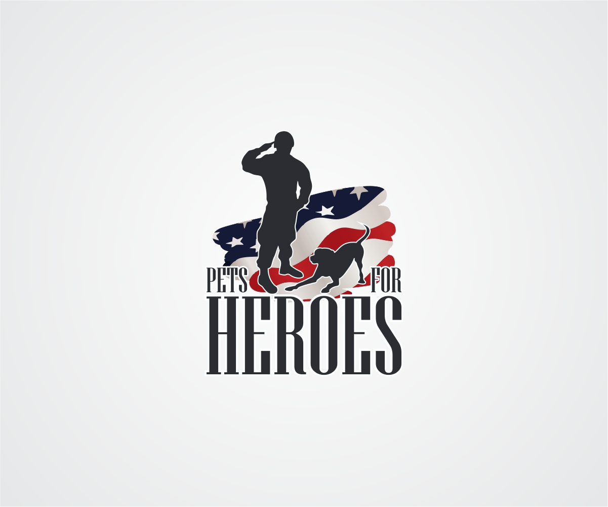 Logo Design by J Mahesh for Pets For Heroes | Design #3257375