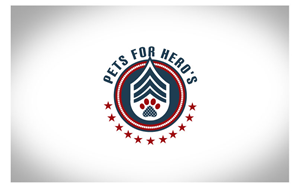 Logo Design by uniquetarget for Pets For Heroes | Design: #3227638