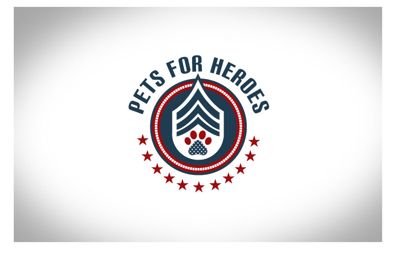 Logo Design by uniquetarget for Pets For Heroes | Design: #3255064