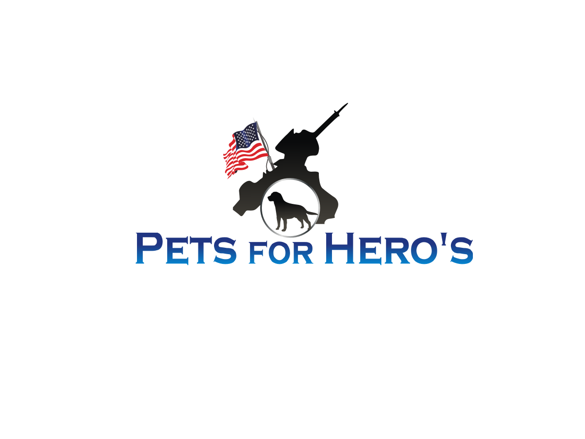 Logo Design by Blueberry for Pets For Heroes | Design #3288613
