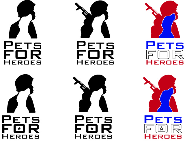 Logo-Design von J3Art&Design für Pets For Heroes | Design #3285631