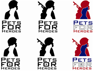 Logo Design by J3Art&Design for Pets For Heroes | Design #3285631