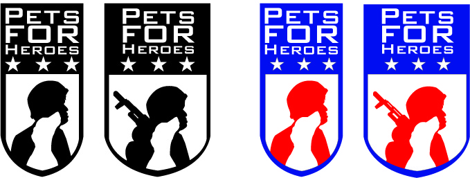Logo Design by J3Art&Design for Pets For Heroes | Design #3285640