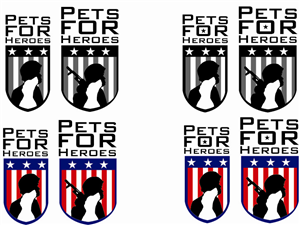 Logo Design by J3Art&Design for Pets For Heroes | Design: #3285656
