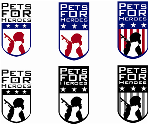 Logo Design by J3Art&Design for Pets For Heroes | Design: #3285662