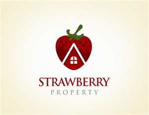 Logo Design by Frambit Illustration for Strawberry Property | Design: #3258546