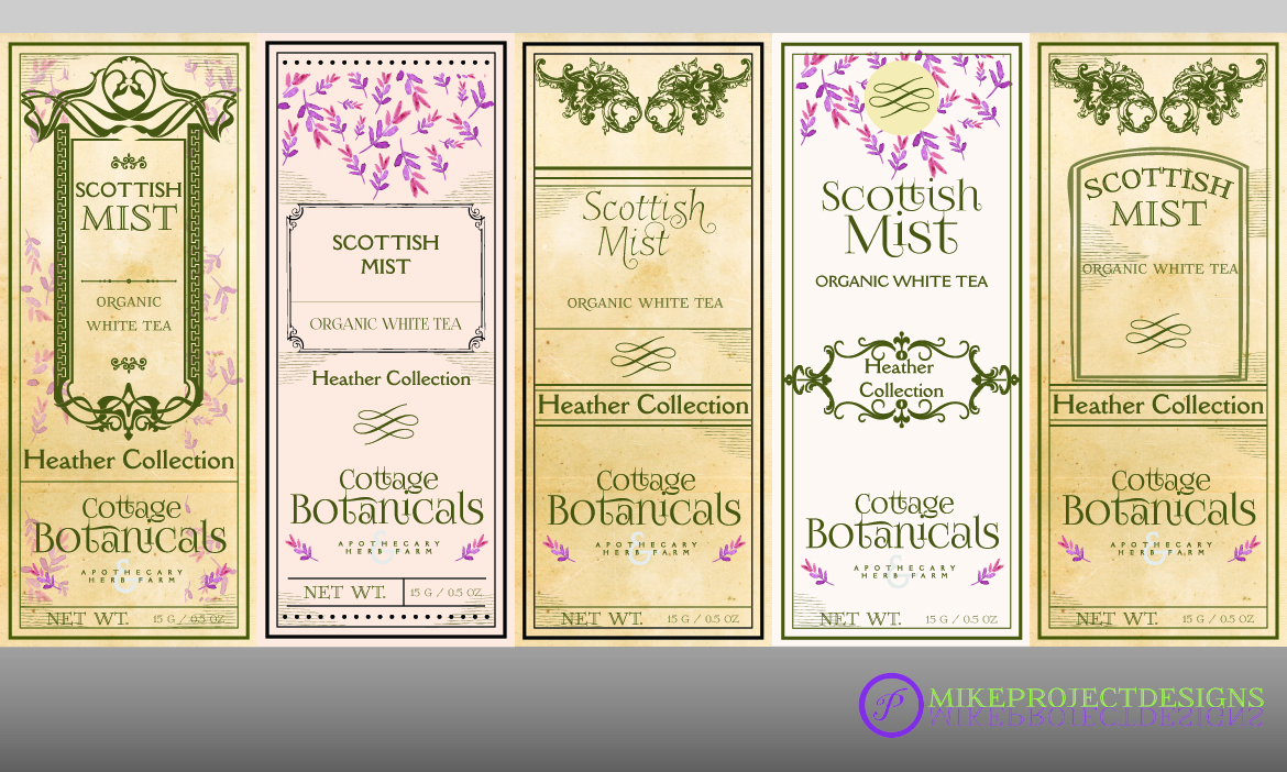 Etikett-Design von MikeProjectDesigns für Cottage Botanicals | Design #3921071