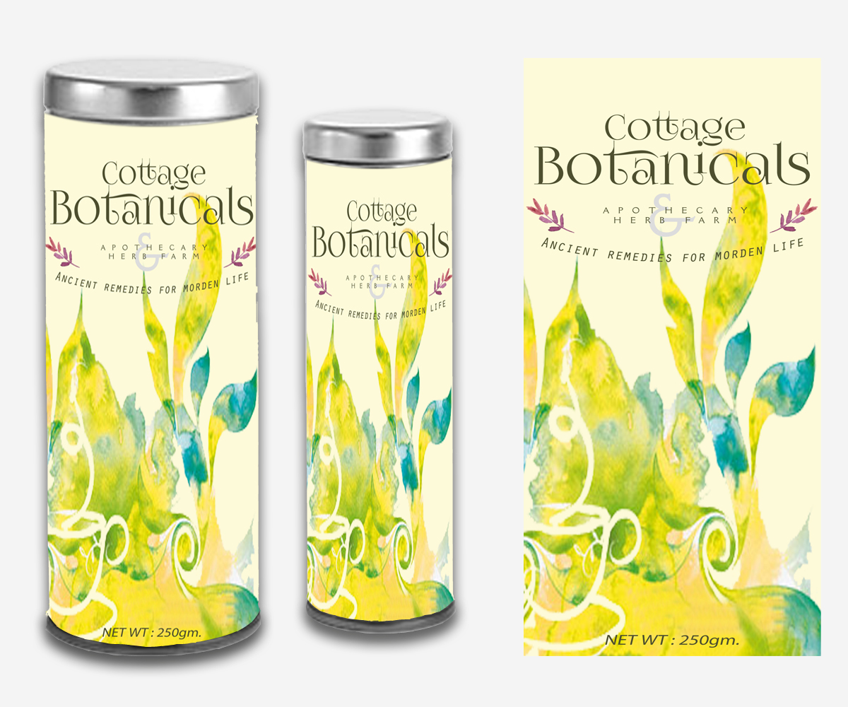 Label Design by jayam13 for Cottage Botanicals | Design #4098181