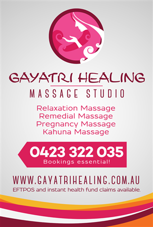 Signage Design by Eddie Ech for Gayatri Healing | Design #3248696