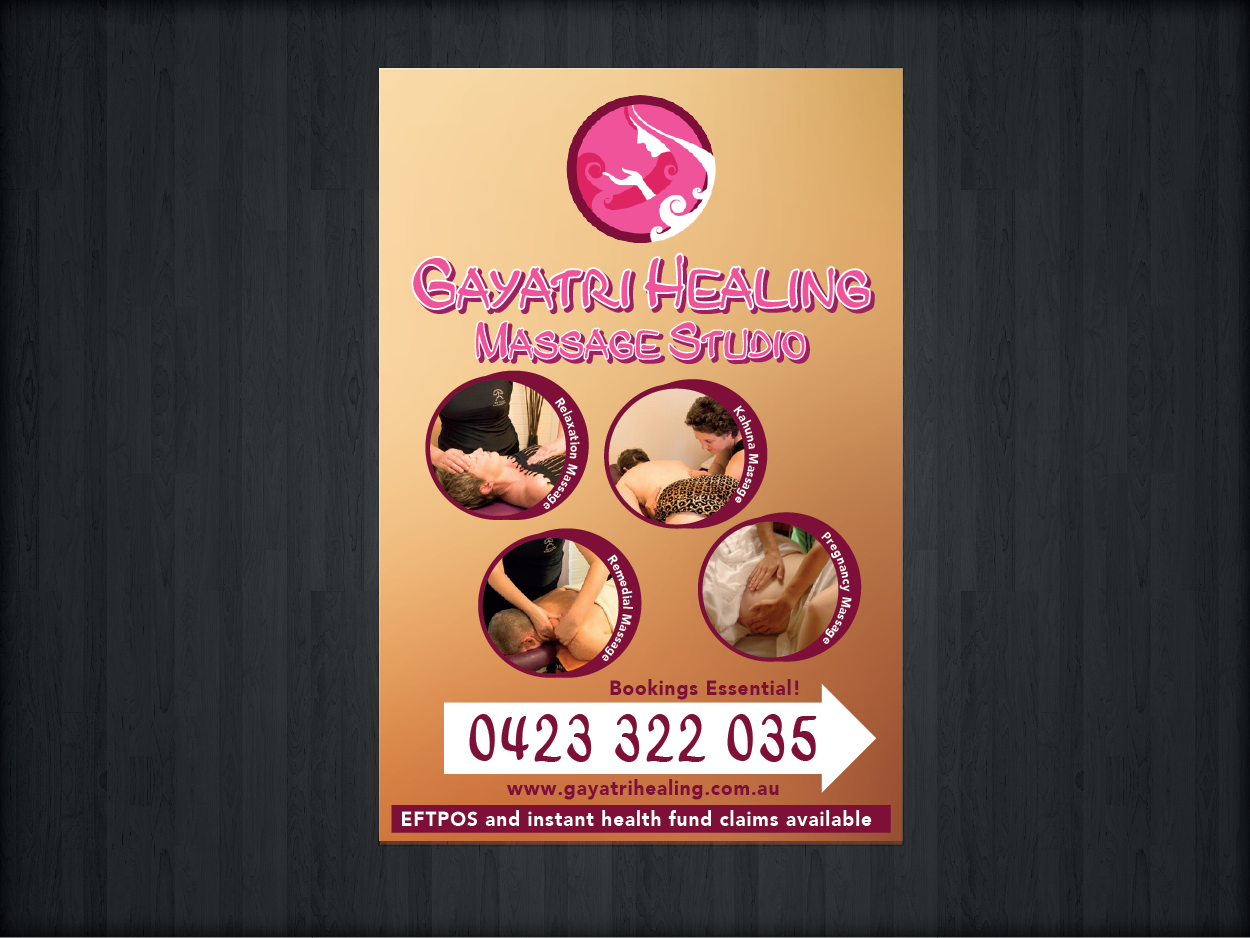 Signage Design by Shahzad Kashif for Gayatri Healing | Design #3254411