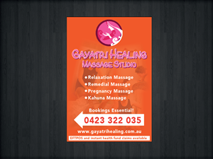 Signage Design by Shahzad Kashif for Gayatri Healing | Design: #3254418