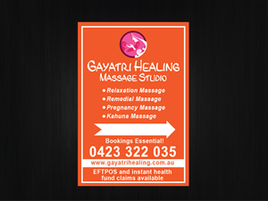 Signage Design by Shahzad Kashif for Gayatri Healing | Design: #3262158