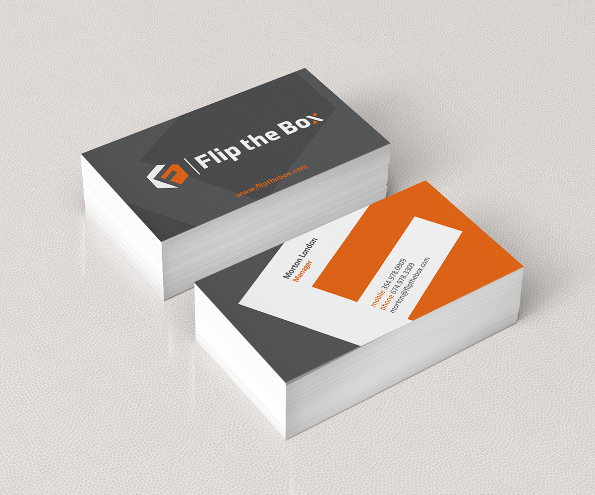 Diseño de Tarjeta de Presentación por pecas para Flip the Box Consulting | Diseño #3223627