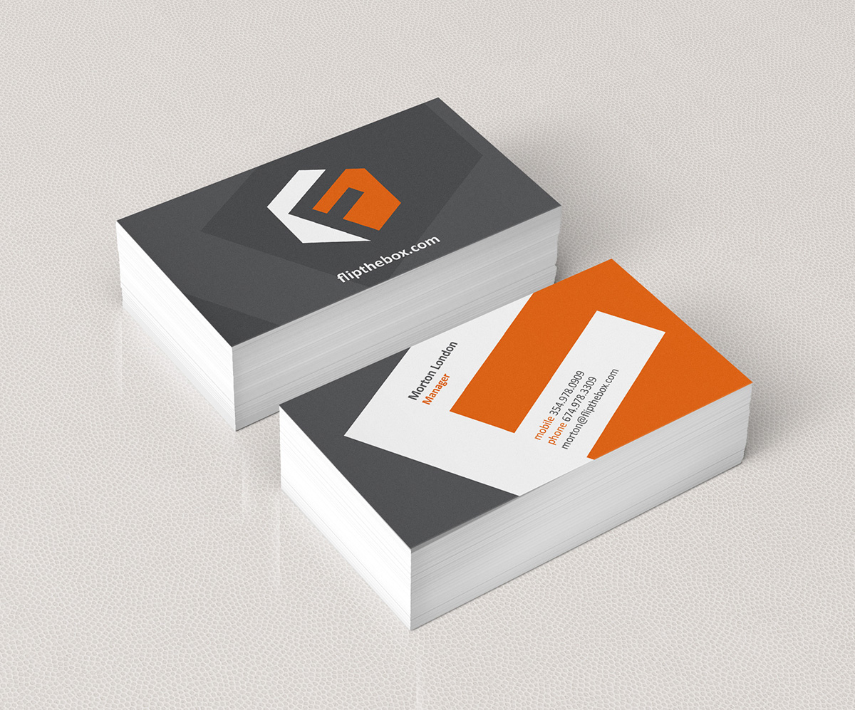 Diseño de Tarjeta de Presentación por pecas para Flip the Box Consulting | Diseño #3227724