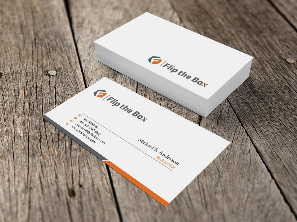 Diseño de Tarjeta de Presentación por Eggo May P para Flip the Box Consulting | Diseño #3218544