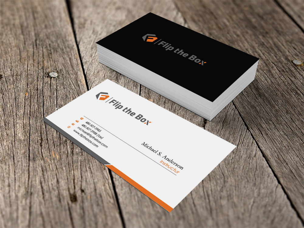 Diseño de Tarjeta de Presentación por Eggo May P para Flip the Box Consulting | Diseño #3225158