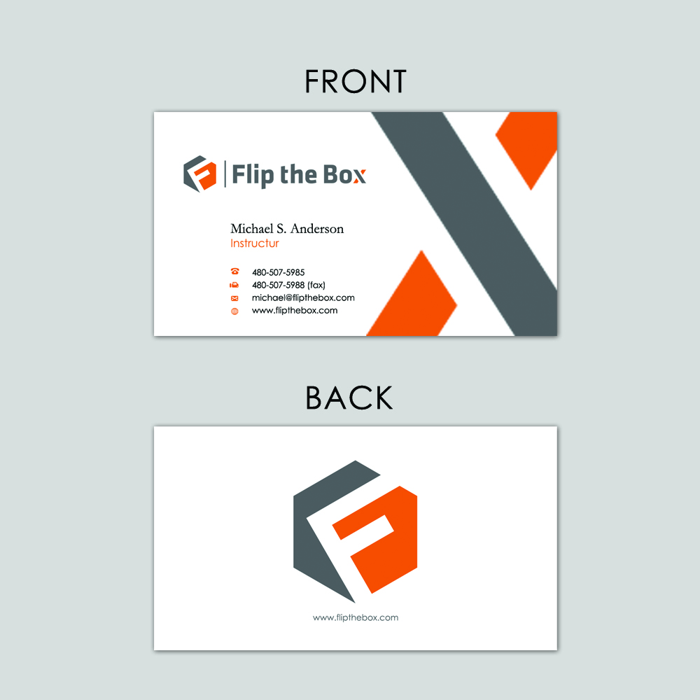 Diseño de Tarjeta de Presentación por Eggo May P para Flip the Box Consulting | Diseño #3231686