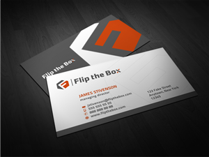 Flip the Box Consulting needs a killer business card | Business Card Design by Atvento Graphics