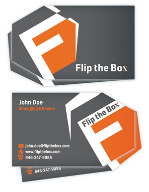 Business Card Design by creationz2011 for Flip the Box Consulting | Design: #3225263