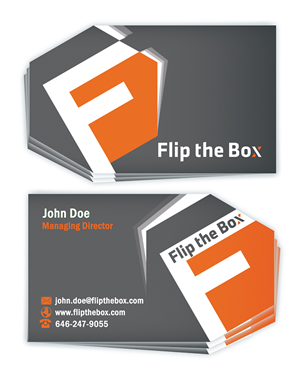 Business Card Design by creationz2011 for Flip the Box Consulting | Design: #3231928