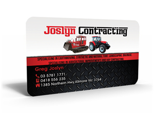 Agricultural and Earthmoving business card design | Design de Carte de Visite par Hardcore Design