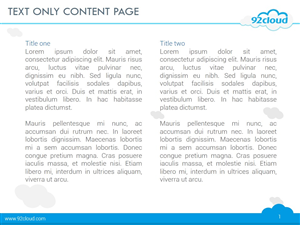 PowerPoint Design by moreslides for 92CLOUD TECHNOLOGY CO., LIMITED | Design: #3241481